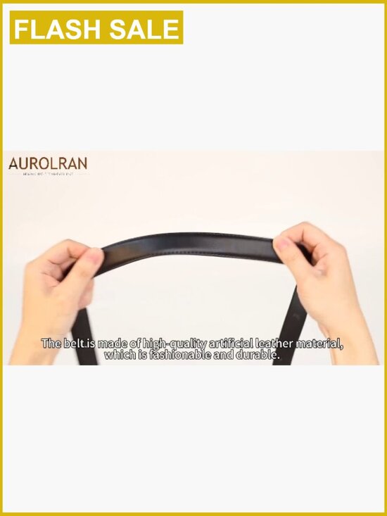 Classic Metal Buckle Faux Leather Belt for Jeans Dress main image 7